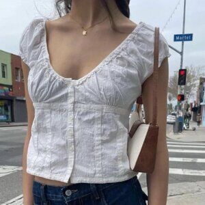 Brandy Melville Tianna Lace Top